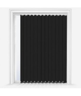 Custom Made Fusion Black Blackout Vertical Blind