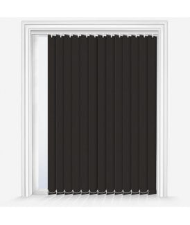 Custom Made Fusion Brown Blackout Vertical Blind