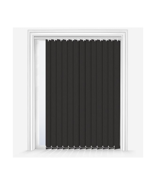 New Edge Blinds Custom Made Fusion Brown Dimout Vertical Blind