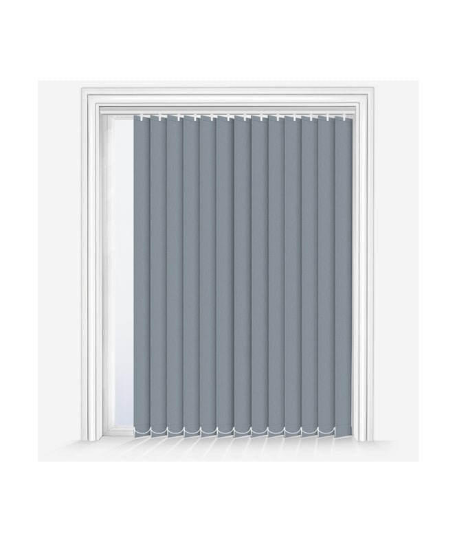 New Edge Blinds Custom Made Fusion Cool Grey Dimout Vertical Blind