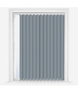 Custom Made Fusion Cool Grey Dimout Vertical Blind