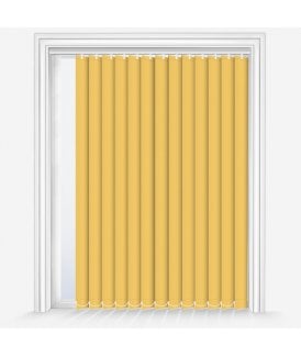 Custom Made Fusion Daffodil Yellow Blackout Vertical Blind