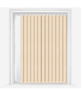 Custom Made Fusion Ecru Dimout Vertical Blind