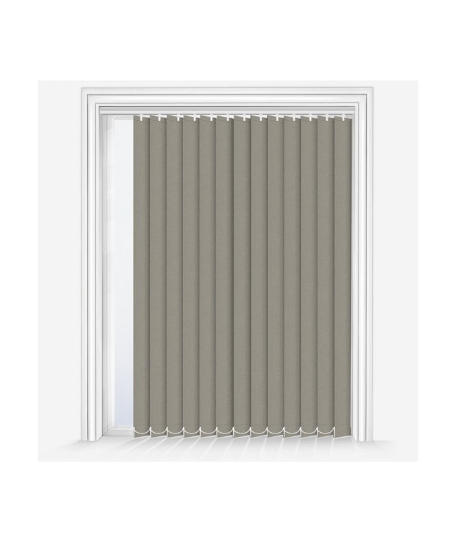 New Edge Blinds Custom Made Fusion Greige Blackout Vertical Blind