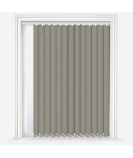 Custom Made Fusion Greige Blackout Vertical Blind