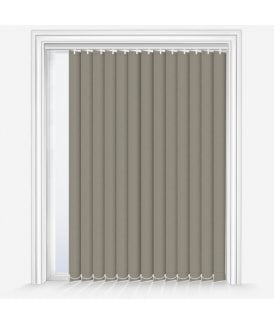 Custom Made Fusion Greige Dimout Vertical Blind