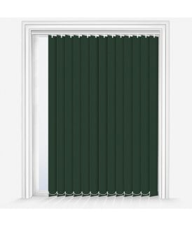 Custom Made Fusion Hunter Green Blackout Vertical Blind