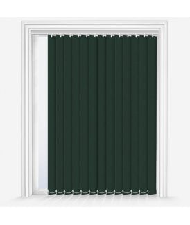 Custom Made Fusion Hunter Green Dimout Vertical Blind