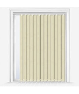 Custom Made Fusion Ivory Blackout Vertical Blind