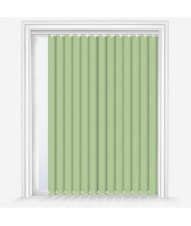 Custom Made Fusion Light Sage Dimout Vertical Blind