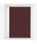 Custom Made Fusion Merlot Red Blackout Vertical Blind