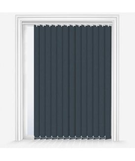 Custom Made Fusion Midnight Blue Blackout Vertical Blind