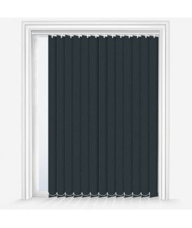 Custom Made Fusion Midnight Blue Dimout Vertical Blind