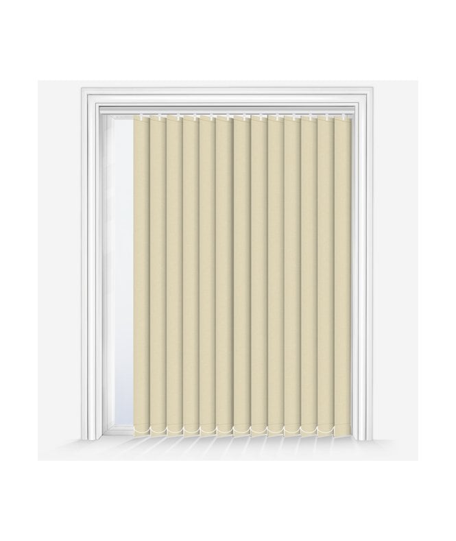 New Edge Blinds Custom Made Fusion Natural Blackout Vertical Blind
