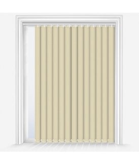 Custom Made Fusion Natural Blackout Vertical Blind