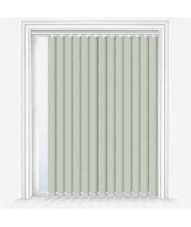 Custom Made Fusion Silver Grey Blackout Vertical Blind
