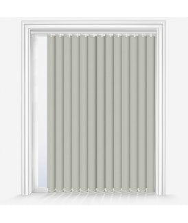 Custom Made Fusion Silver Grey Dimout Vertical Blind