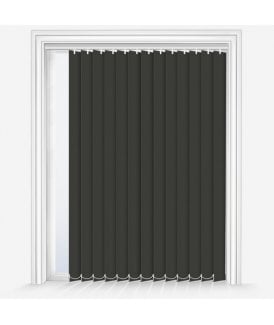 Custom Made Fusion Slate Grey Blackout Vertical Blind