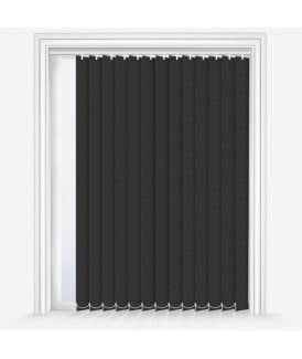 Custom Made Fusion Slate Grey Dimout Vertical Blind
