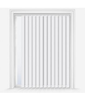 Custom Made Fusion White Dimout Vertical Blind