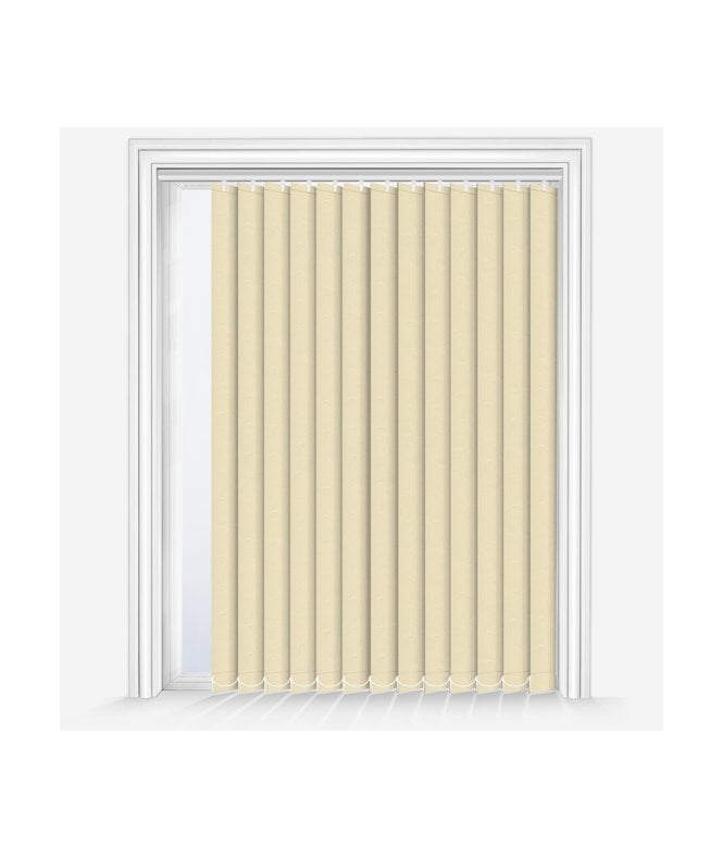 New Edge Blinds Custom Made Howden Cream Dimout Vertical Blind