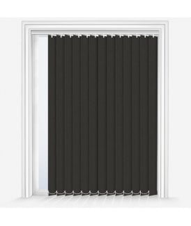 Custom Made Iris Anthracite Dimout Vertical Blind