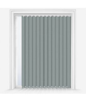 Custom Made Iris Ash Blackout Vertical Blind