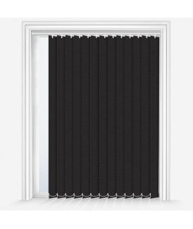 Custom Made Iris Black Dimout Vertical Blind