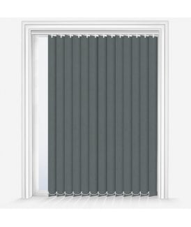 Custom Made Iris Charcoal Blackout Vertical Blind