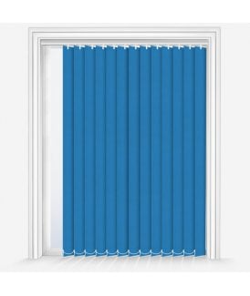 Custom Made Iris Cyan Dimout Vertical Blind