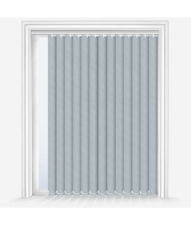 Custom Made Iris Dove Blackout Vertical Blind