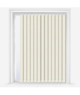 Custom Made Iris Ivory Blackout Vertical Blind