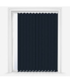 Custom Made Iris Navy Dimout Vertical Blind