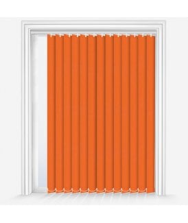 Custom Made Iris Orange Dimout Vertical Blind