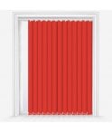 Custom Made Iris Red Blackout Vertical Blind