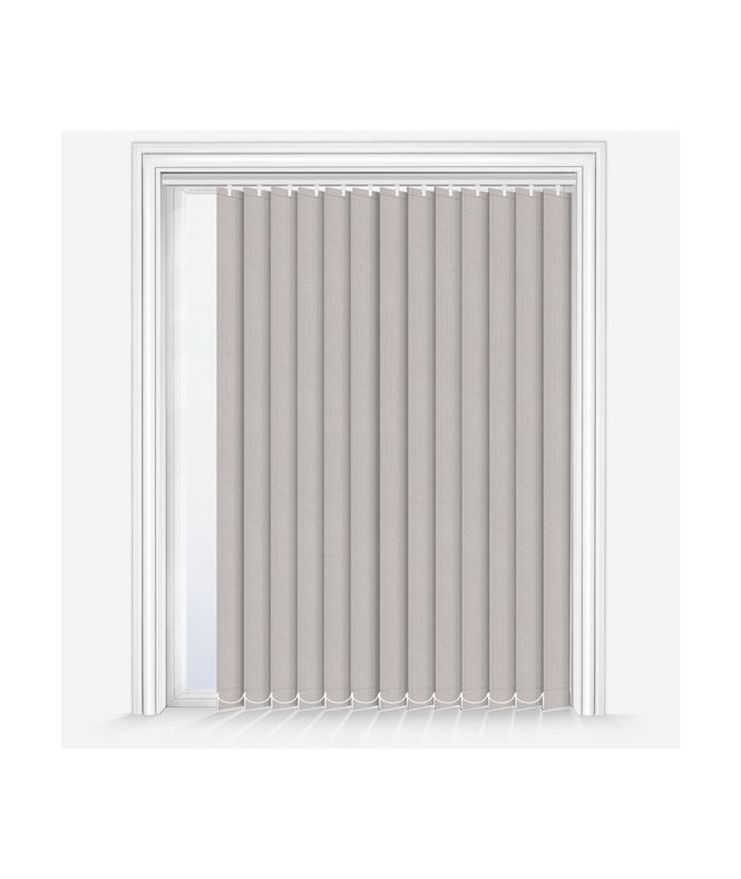 New Edge Blinds Custom Made Kingston Grey Dimout Vertical Blind