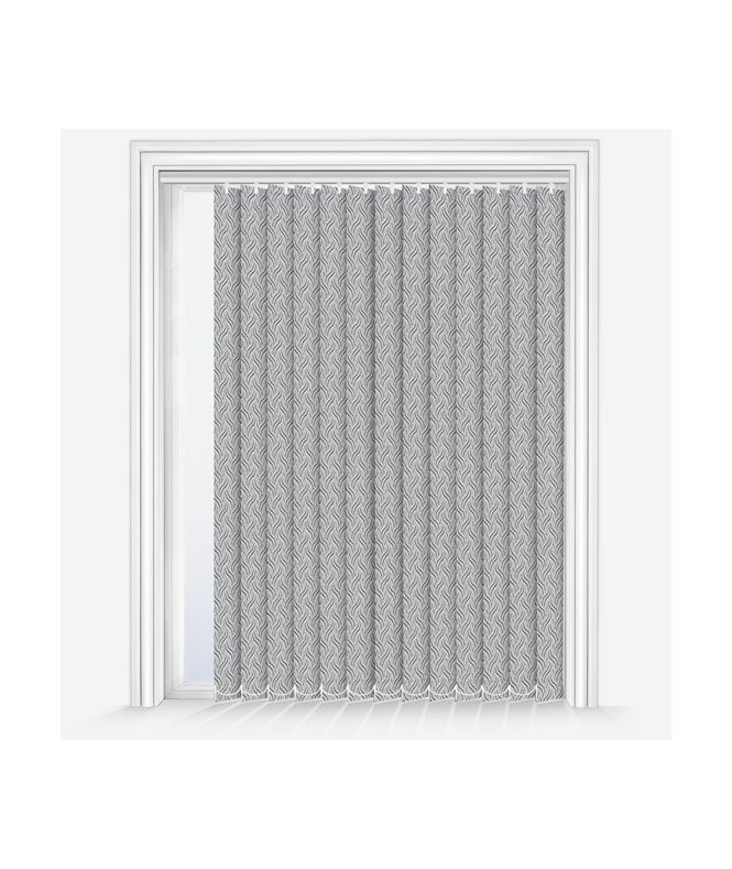 New Edge Blinds Custom Made Miami Black Dimout Vertical Blind