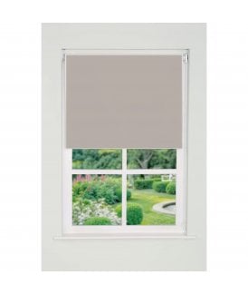 Custom Made Natural Plain Straight Edge Daylight Roller Blind (165cm Drop)
