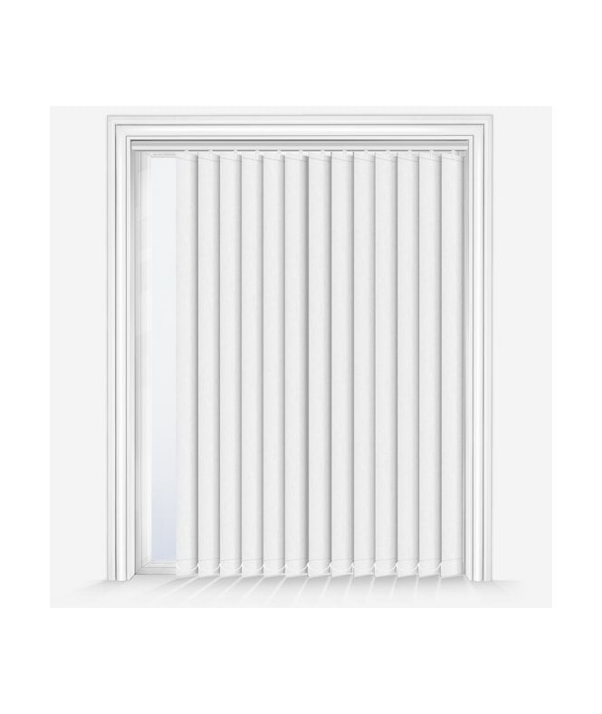 New Edge Blinds Custom Made Oregon White Dimout Vertical Blind