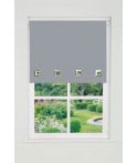 Custom Made Silver Square Eyelet Edge Roller Blind (165cm Drop)