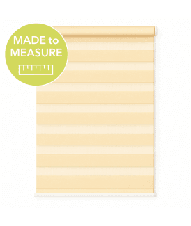 Custom Made to Measure Natural Day & Night Zebra Roller Blind (165cm drop)