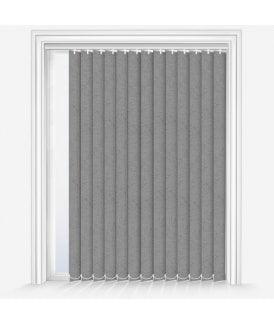 Custom Made United Glitz Grey Dimout Vertical Blind