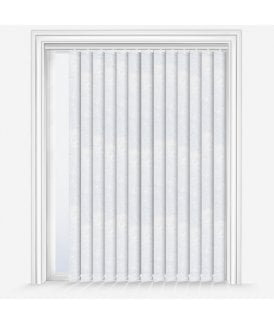 Custom Made United Glitz White Dimout Vertical Blind