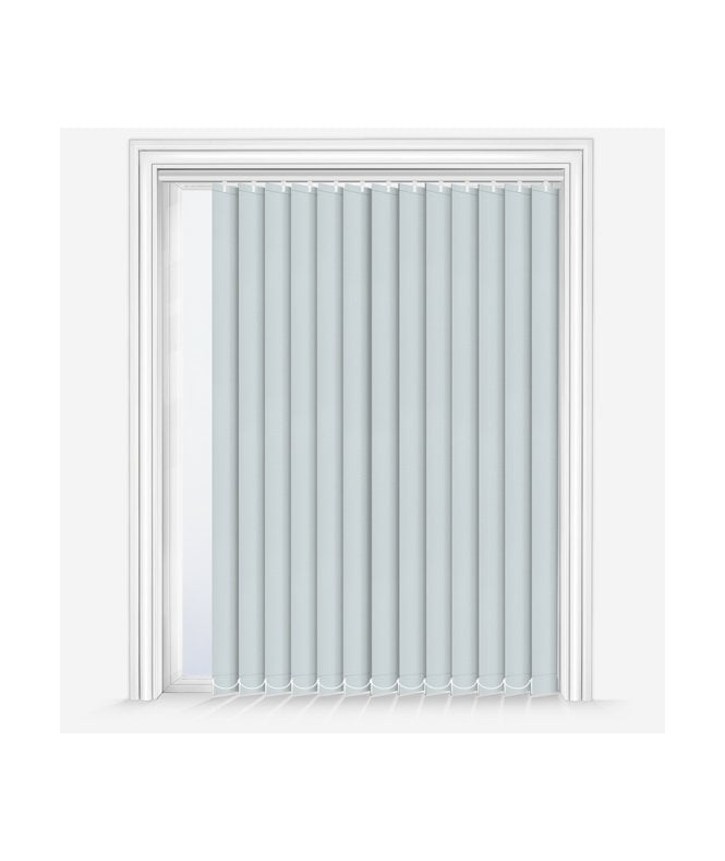 New Edge Blinds Custom Made United Luxor Grey Dimout Vertical Blind