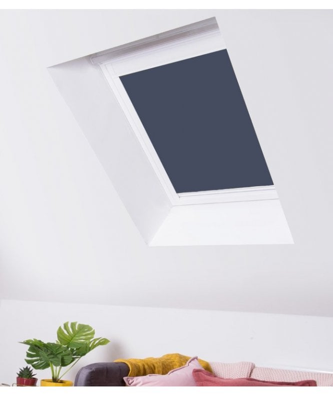New Edge Blinds Dark Ocean Blackout Skylight Blind for VELUX® Roof Windows (V Codes)