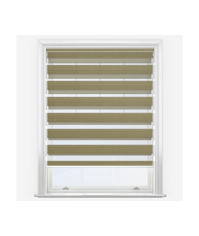 New Edge Blinds Disie Sand Dimout Day & Night Roller Blind