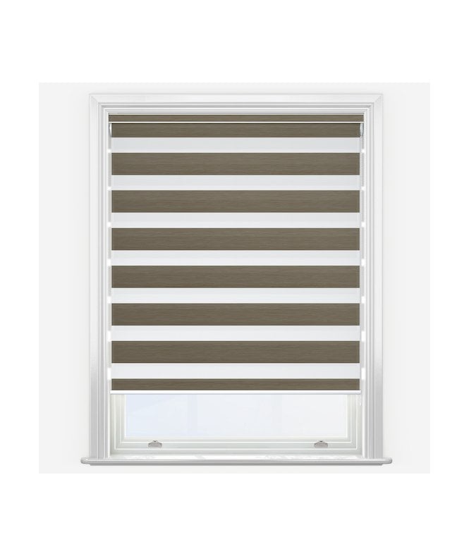 New Edge Blinds Dixie Taupe Dimout Day & Night Roller Blind