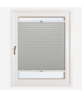 Easy Click No Drill Pleated Honeycomb Cellular Blackout Blind in Greige