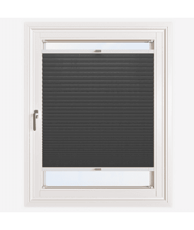 Easy Click No Drill Pleated Honeycomb Cellular Dimout Blind in Grey