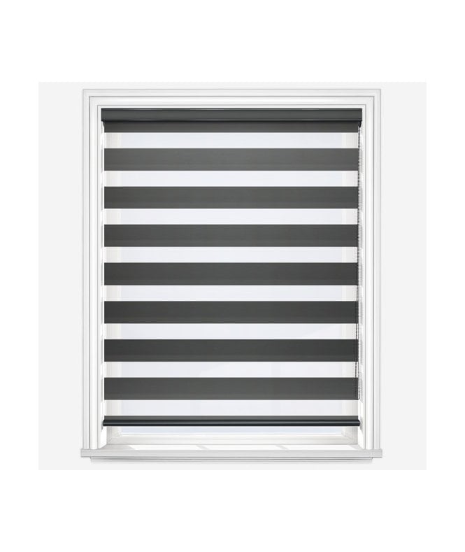 New Edge Blinds Eclisse Pewter Dimout Day & Night Roller Blind